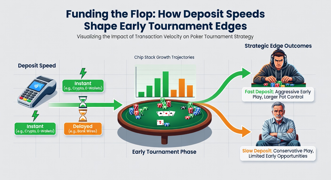 Screenshot of a poker tournament lobby displaying rapid registration during peak hours, with deposit options highlighted