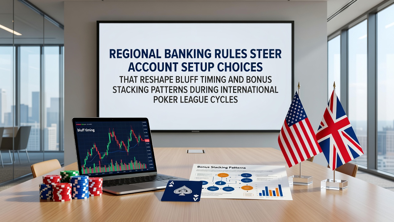 Regional banking regulations influencing poker player account setups and strategic timing in international leagues